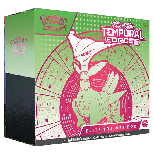 Pokemon - Scarlet & Violet - Temporal Forces - Elite Trainer Box - Iron Leaves